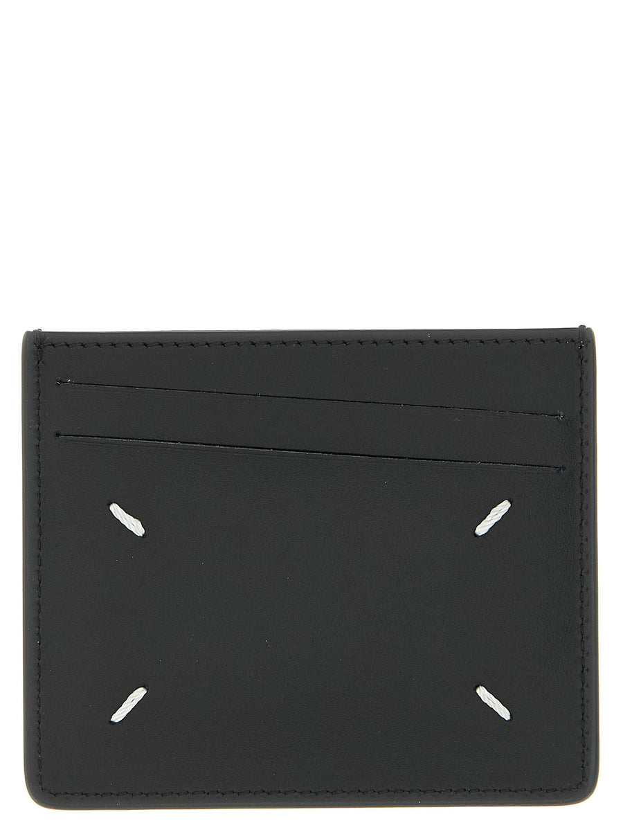 Maison Margiela Stitching Detail Card Case — Black