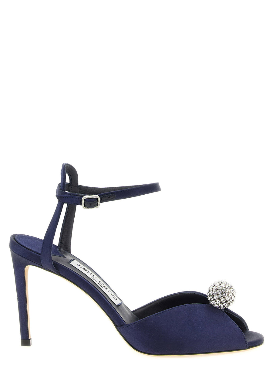 Jimmy Choo Sacora Heel — Navy