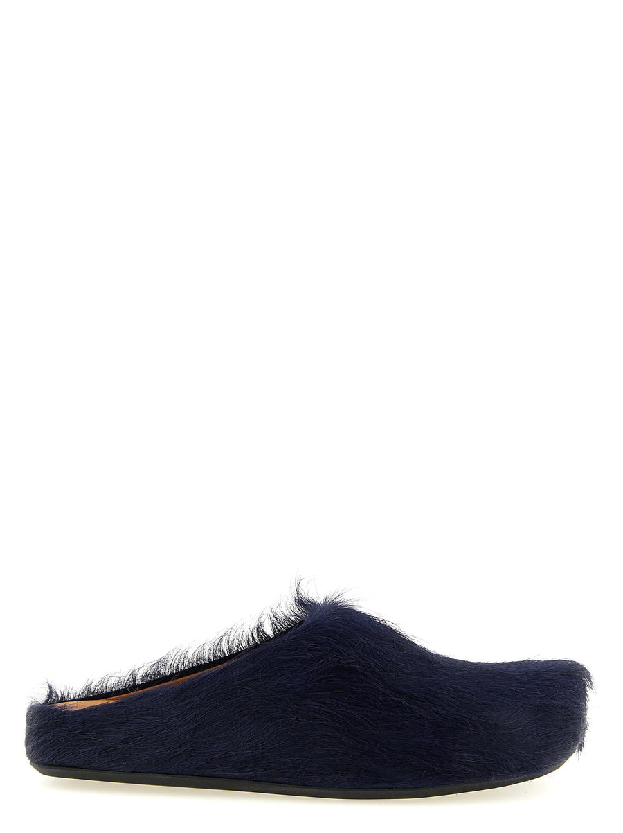 Marni Fussbett Slipper — Midnight blue