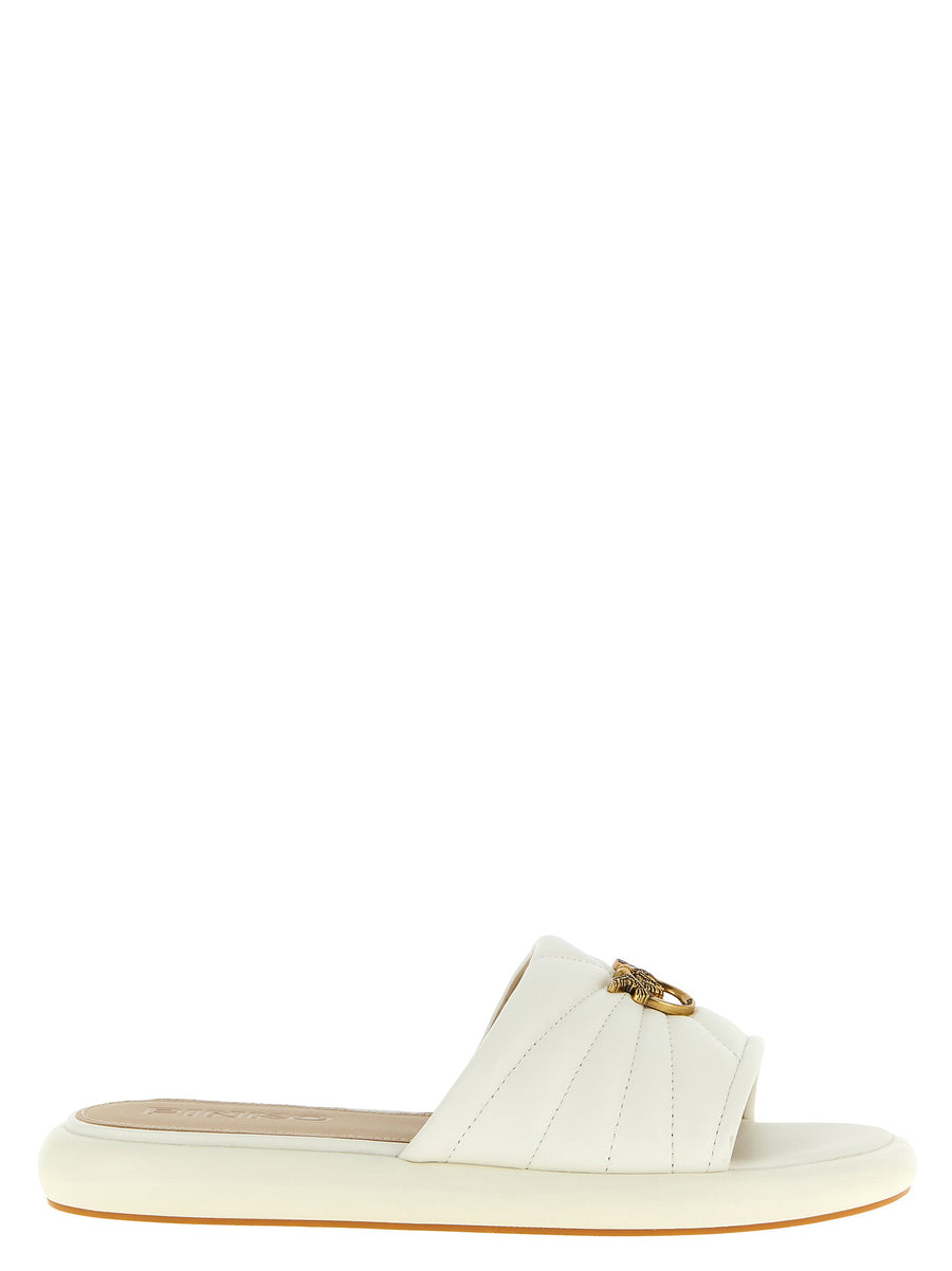 Pinko Fiona Slides — Cream