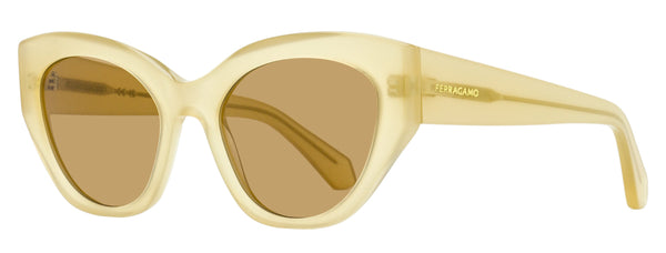 Ferragamo SF1107S Acetate sunglasses in beige