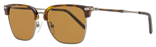 Ferragamo SF227S Metal/Plastic (Acetate) sunglasses in brown