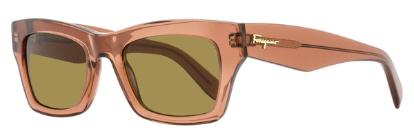 Ferragamo SF996SCP Acetate sunglasses in rose gold
