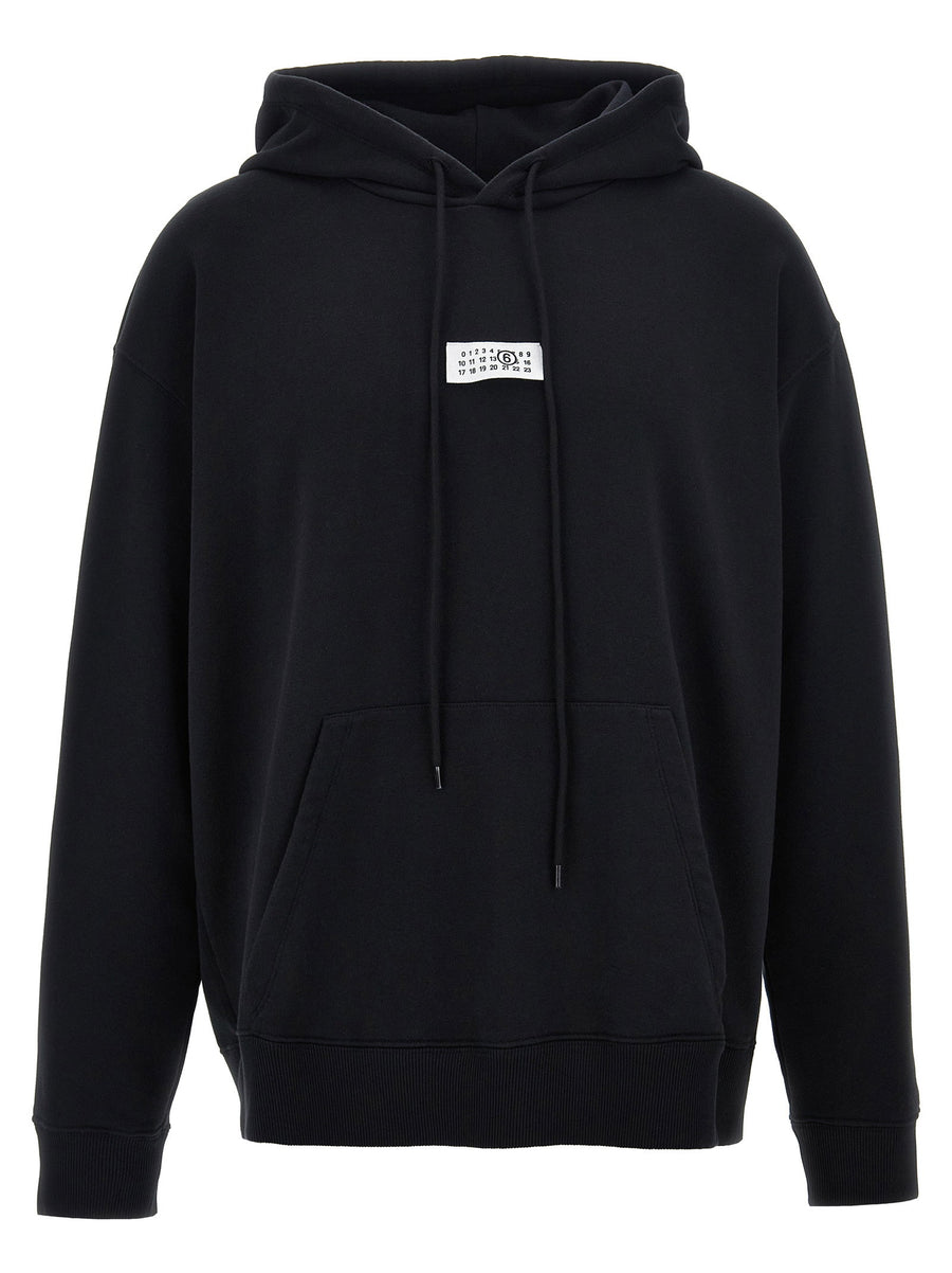 Mm6 Maison Margiela Hoodie — Black
