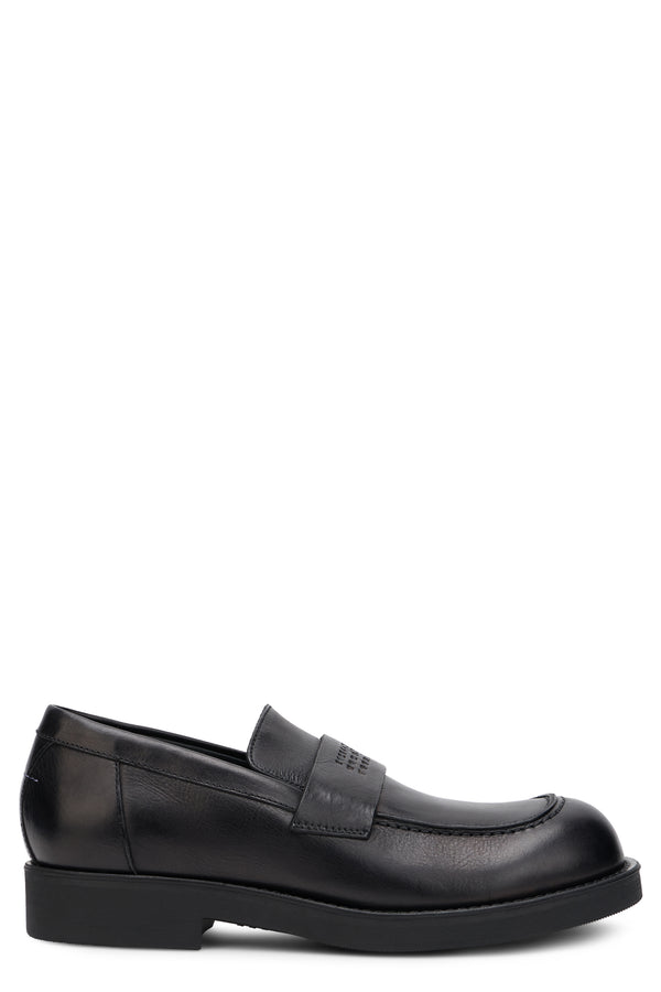 Leather Loafers Black Calfskin