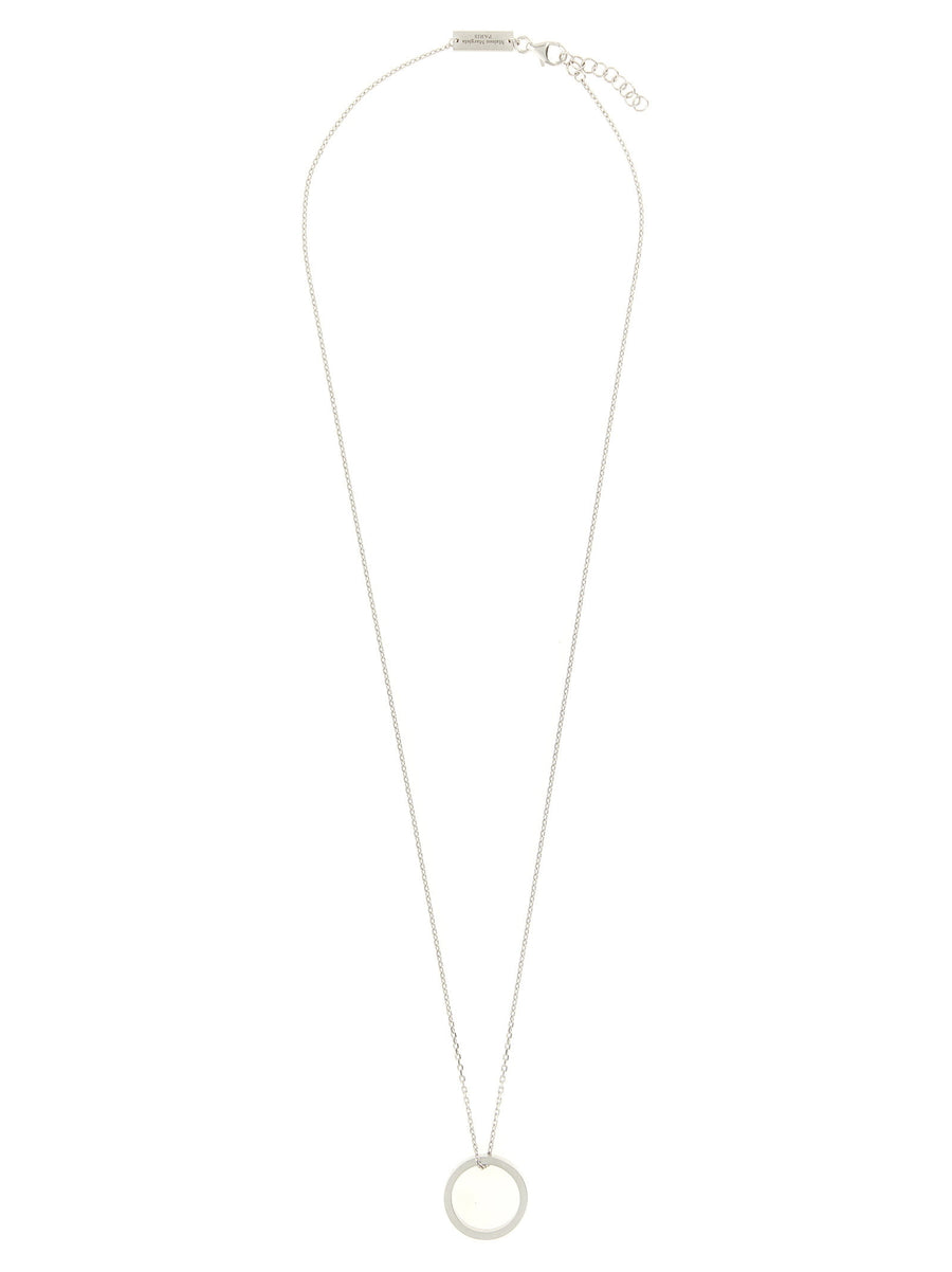 Maison Margiela Ring Pendant Necklace — Silver