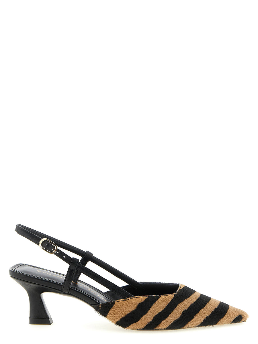Stuart Weitzman Vinnie Slingback Heel — Camel