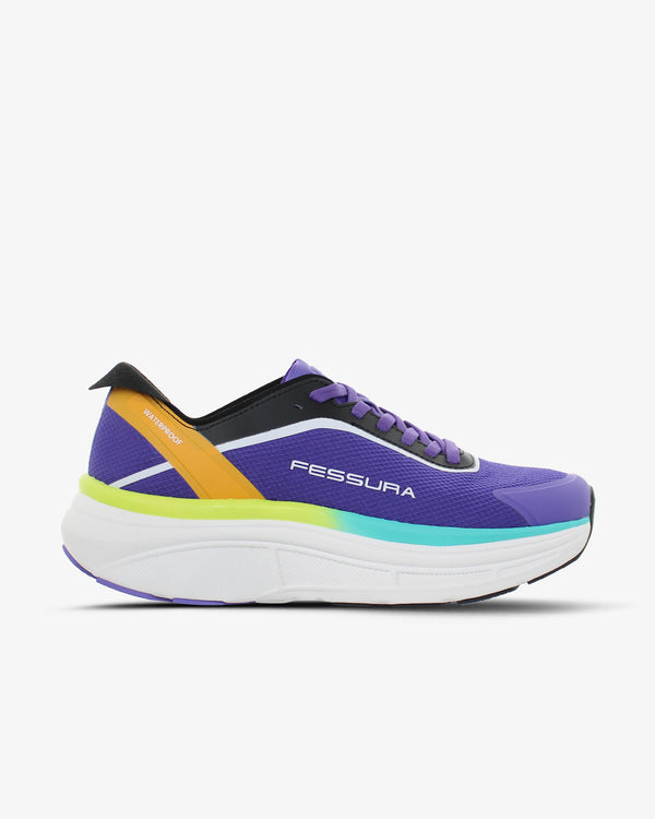 Fessura Italia Hydrophobic synthetic upper with mesh lining sneaker in purple