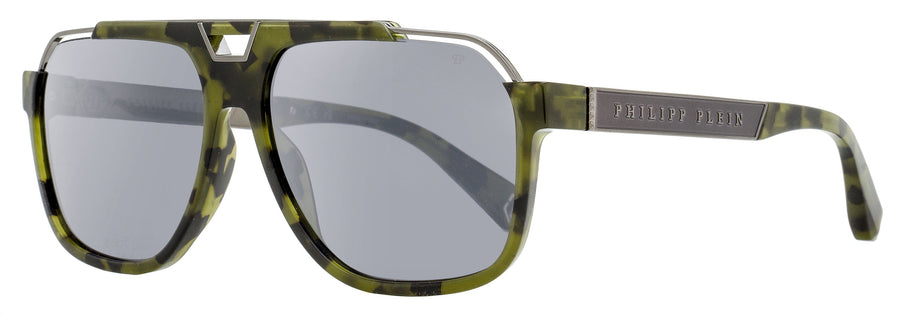 Philipp Plein SPP046M Acetate sunglasses in green
