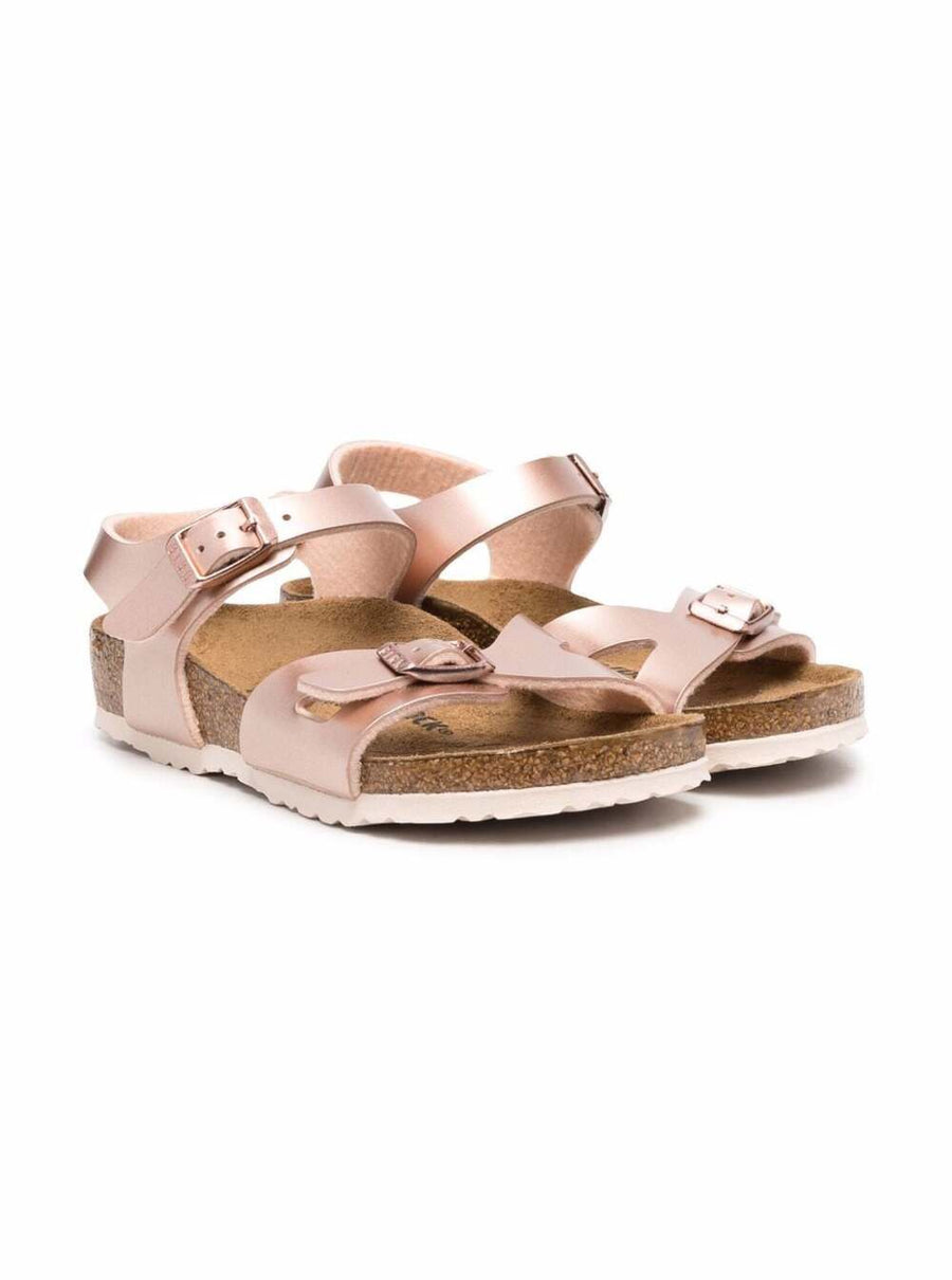 Rio Electric Pink Leather Sandals