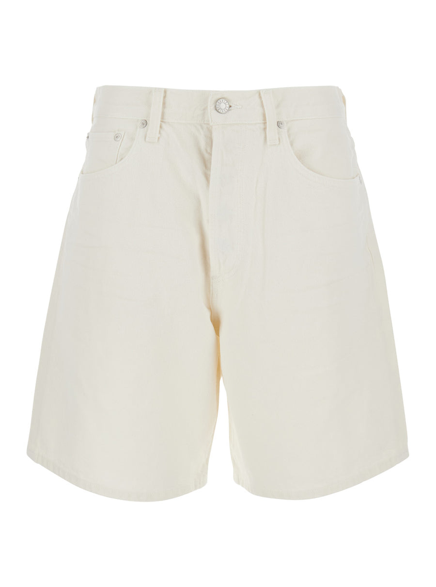 Shorts White Cotton