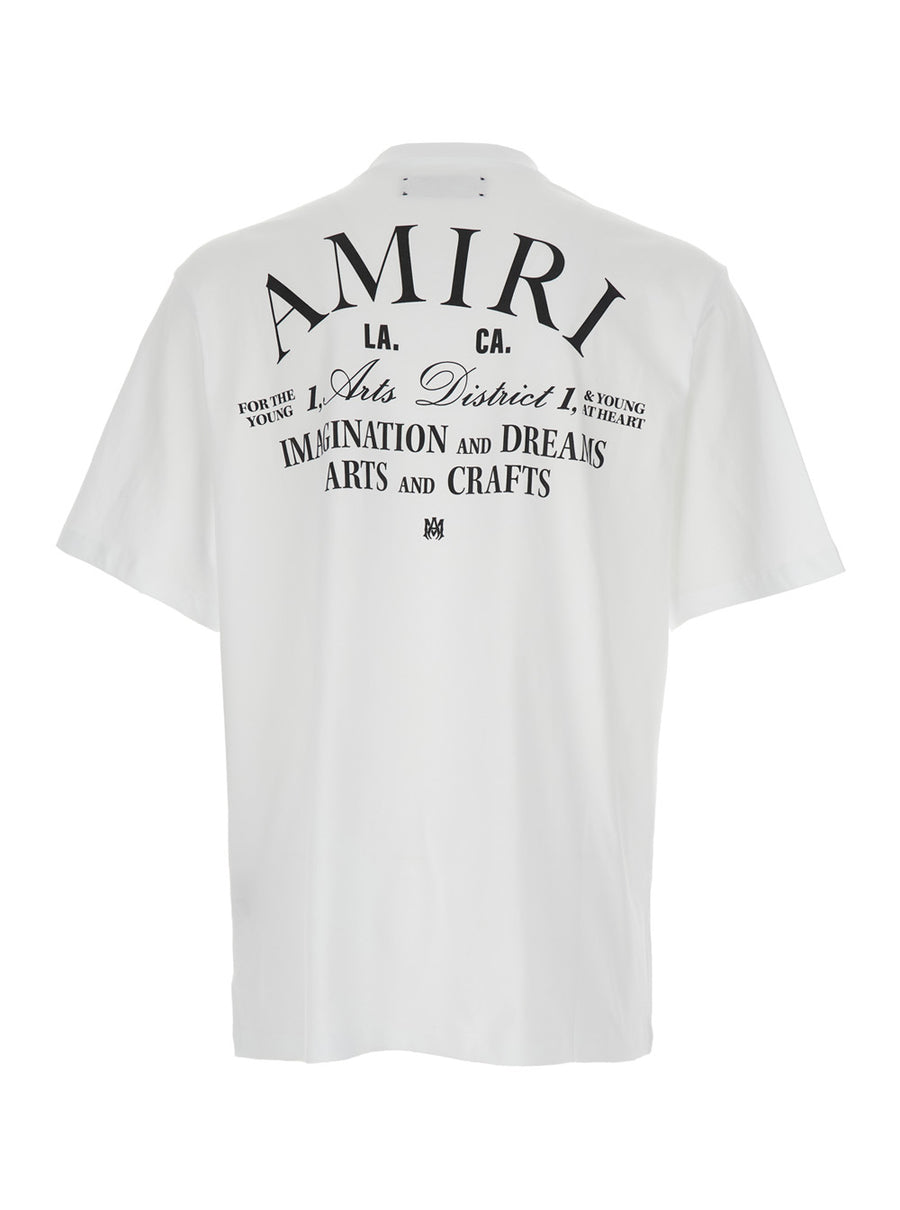 Crew Neck T-Shirt White Cotton T-shirts