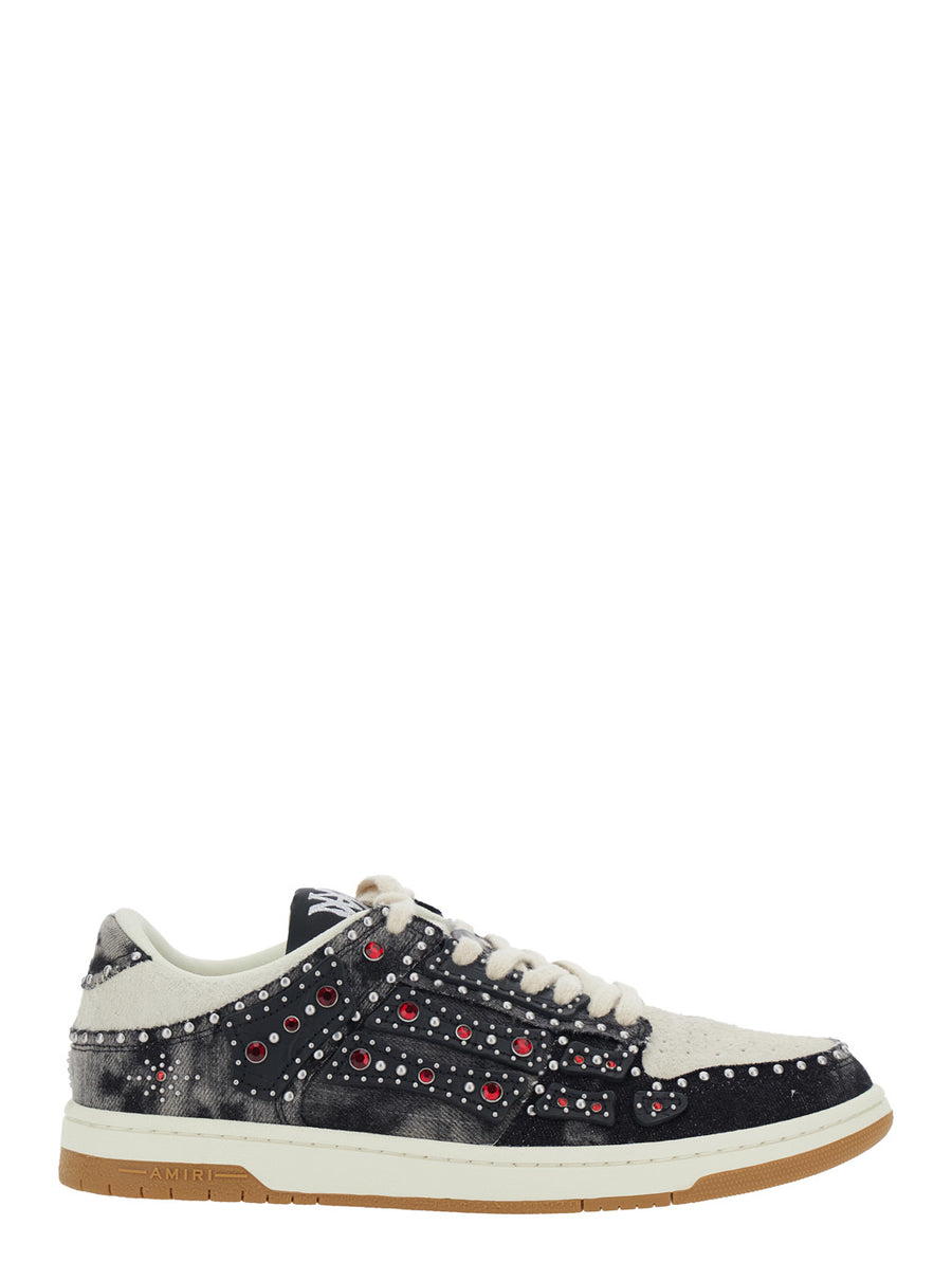 Sneakers Skel Top Black Cotton Trainers