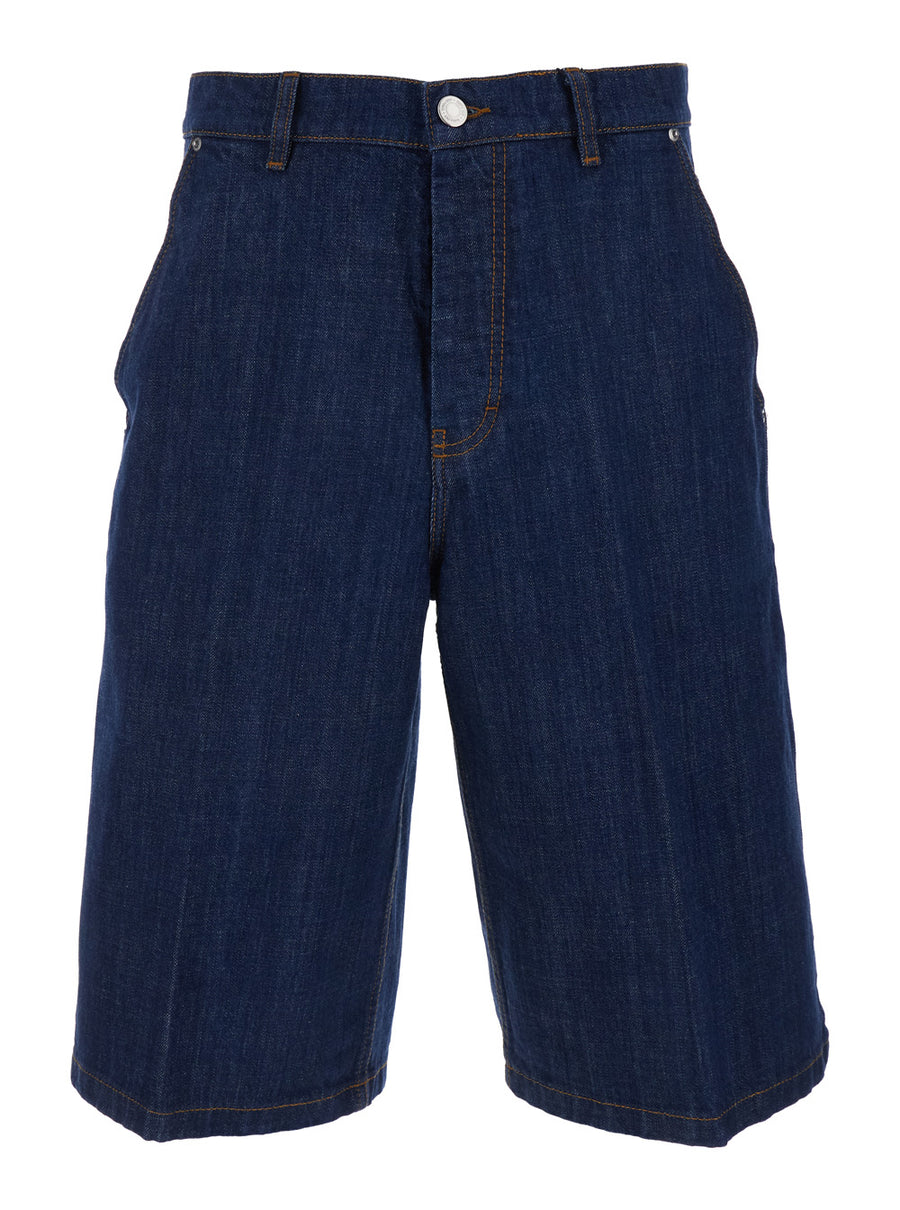 Bermuda Shorts Blue Denim