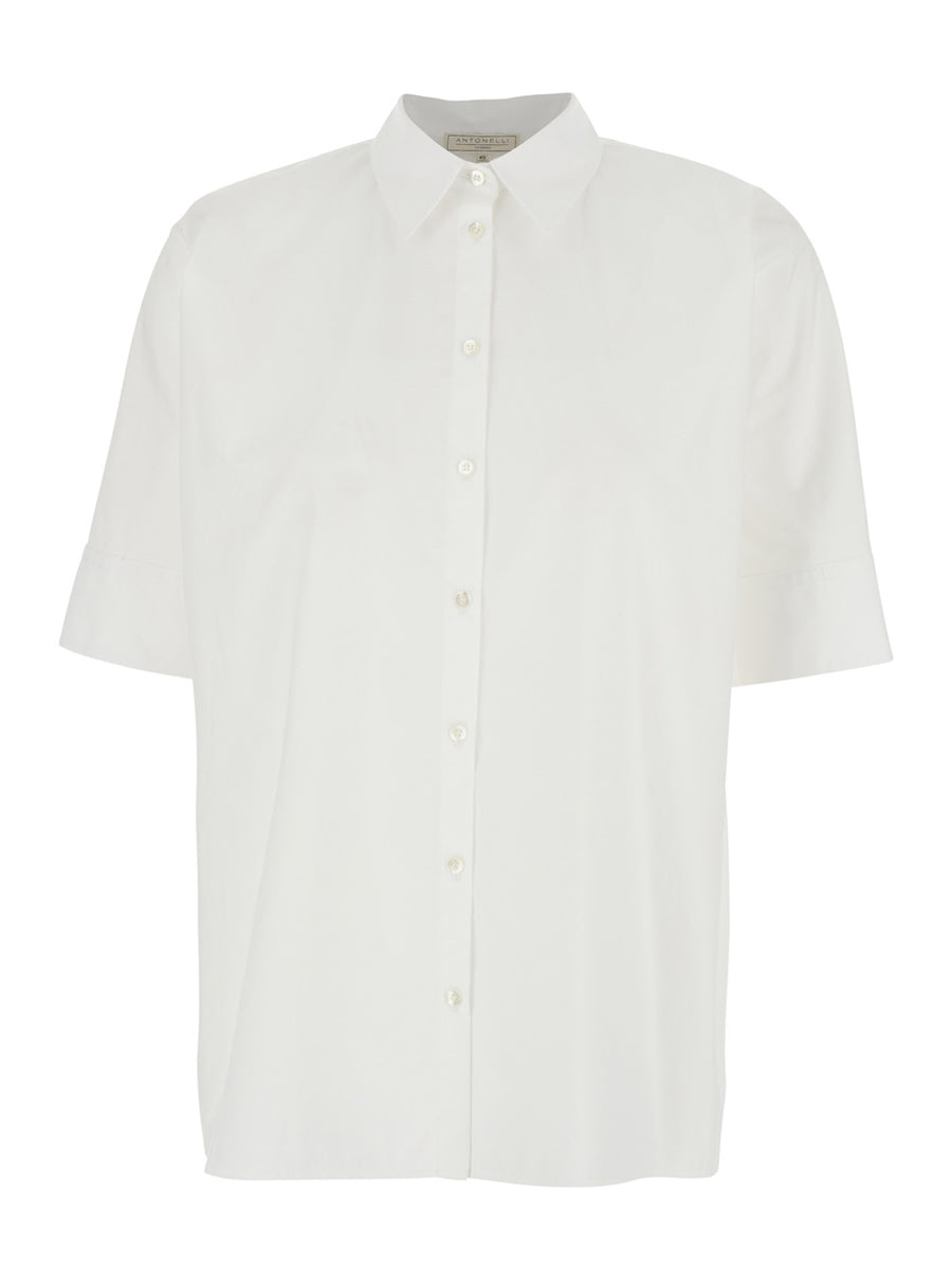 Shirt Brigitta White Cotton Blouses