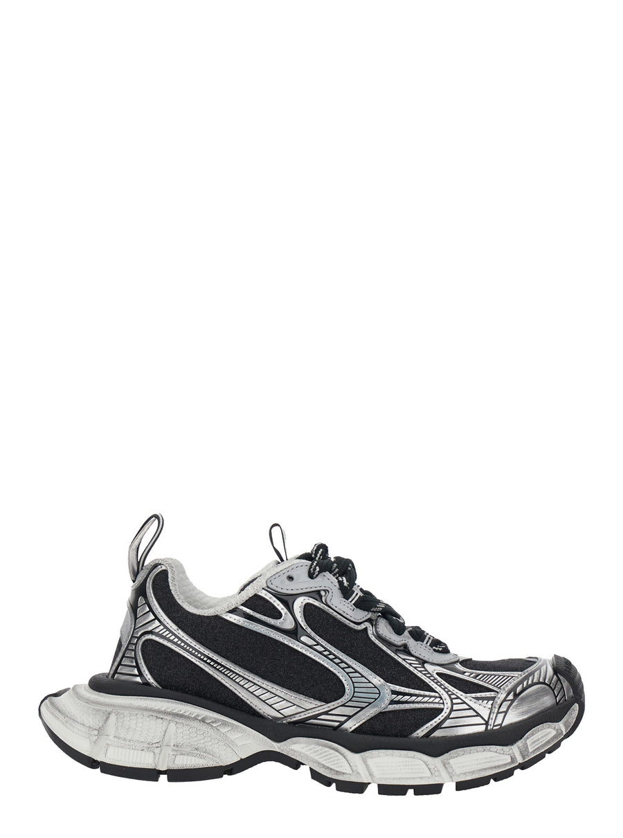 Sneakers 3xl Grey Tech Fabric Polyurethane Trainers