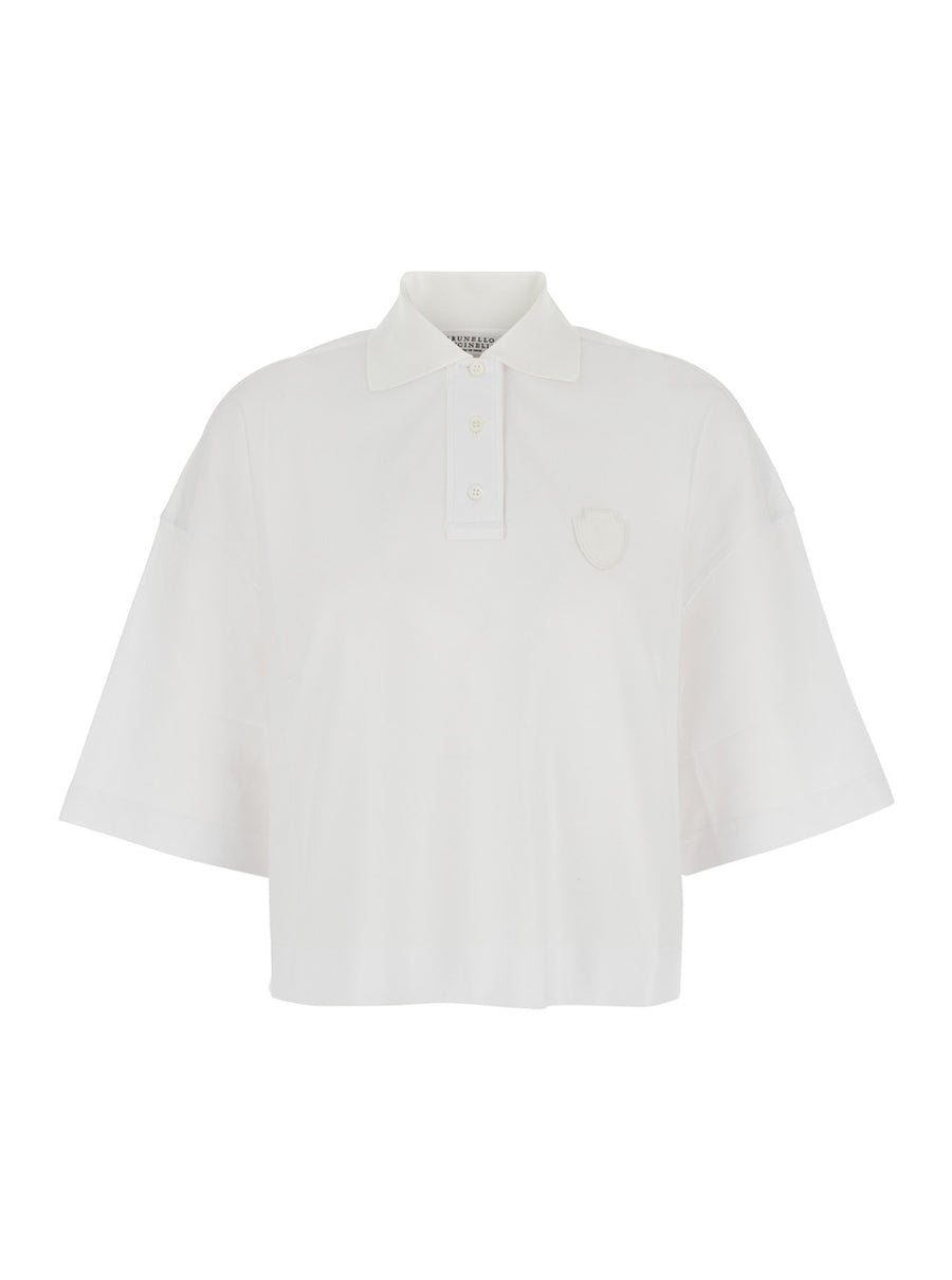 Polo Shirt White Cotton T-shirts & Jerseys