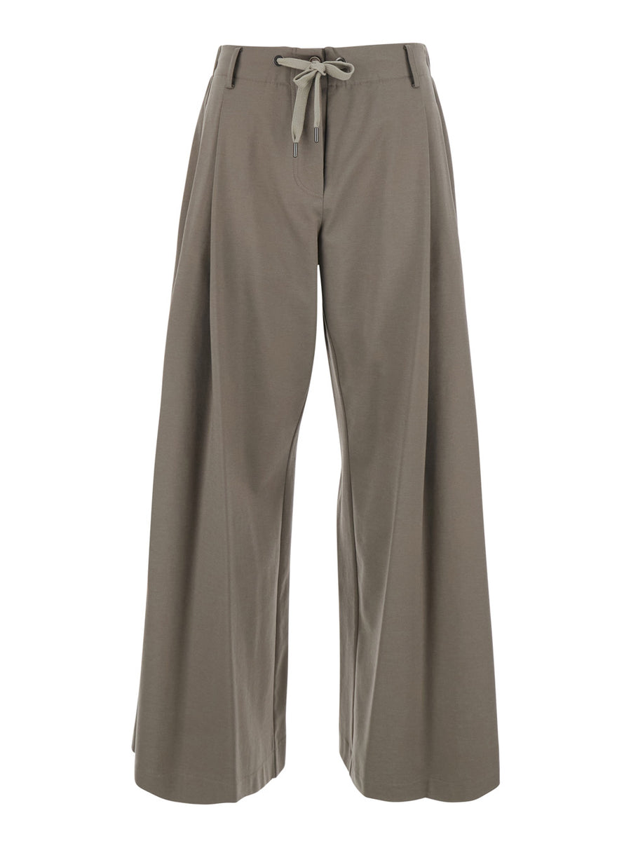Trousers Beige Cotton-Blend