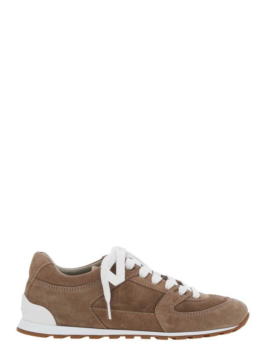 Low Top Sneaker Brown Calf Leather Trainers