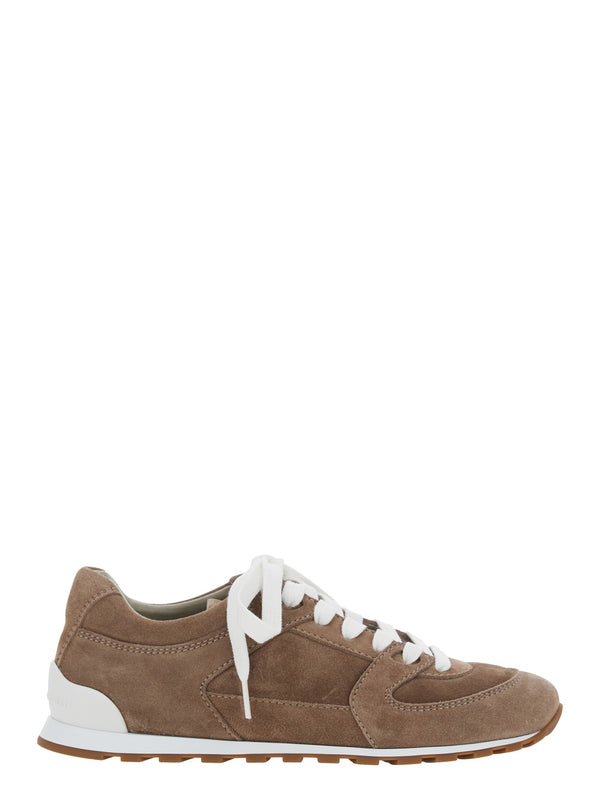 Low Top Sneaker Brown Calf Leather Trainers