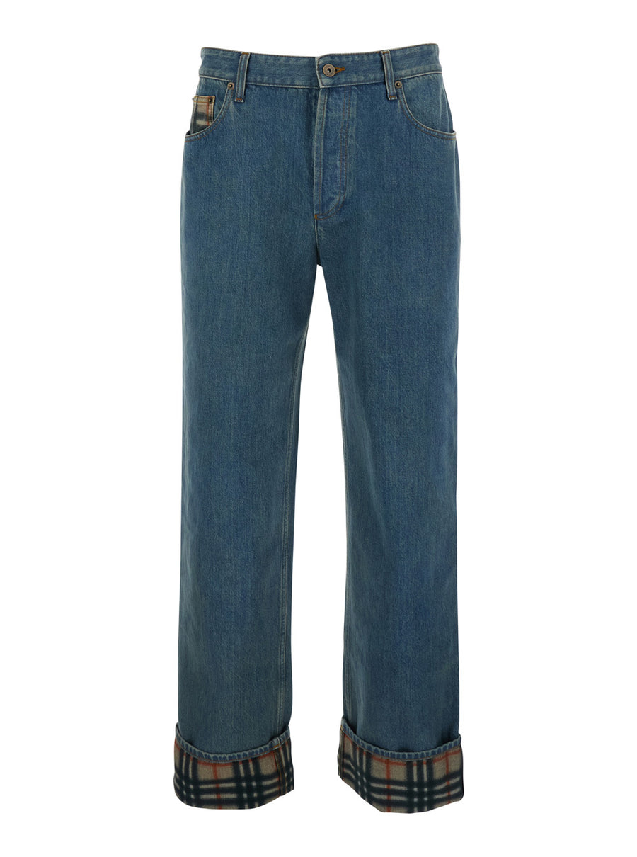 Jeans Dexter Stonewash Blue Cotton