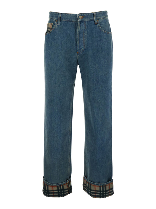 Jeans Dexter Stonewash Blue Cotton