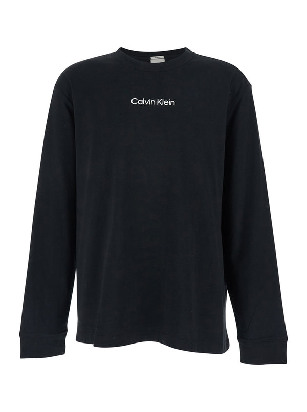 T-Shirt Long Sleeve Black Cotton T-shirts