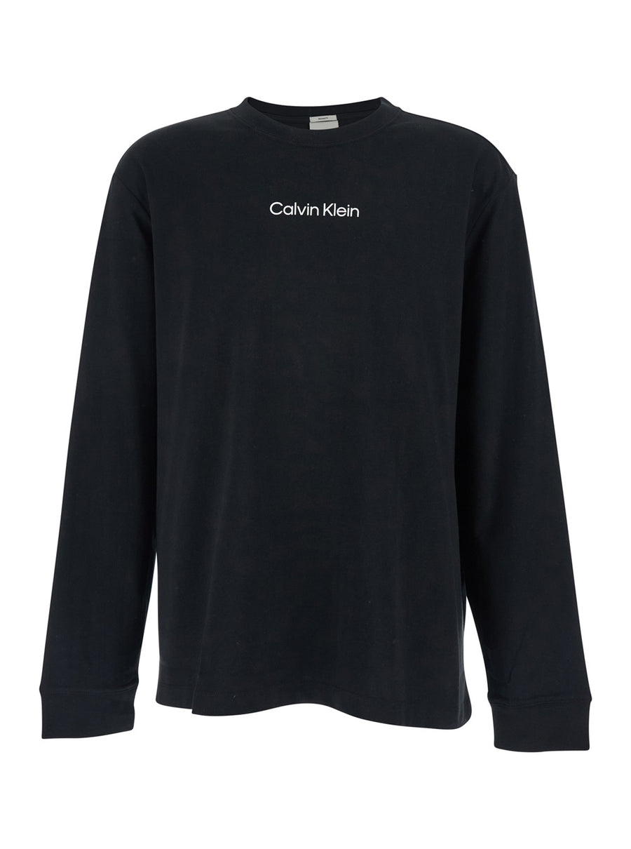T-Shirt Long Sleeve Black Cotton T-shirts