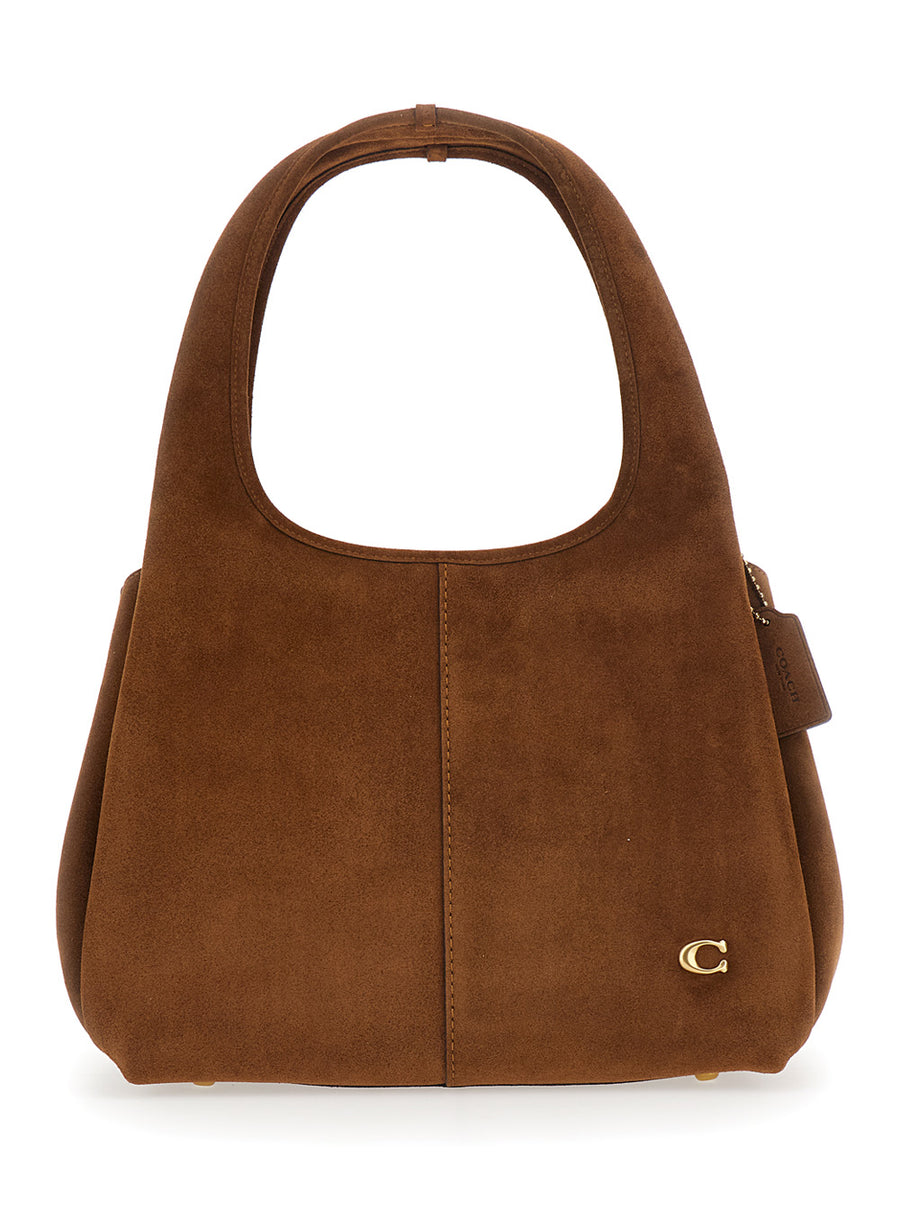 Shoulder Bag Suede Lana Brown