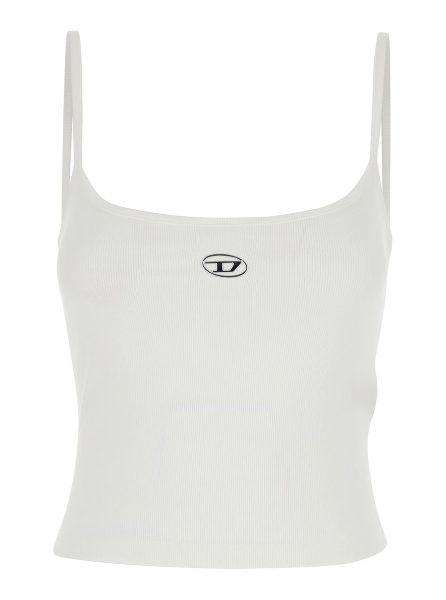 Camisole Dlogo White Cotton