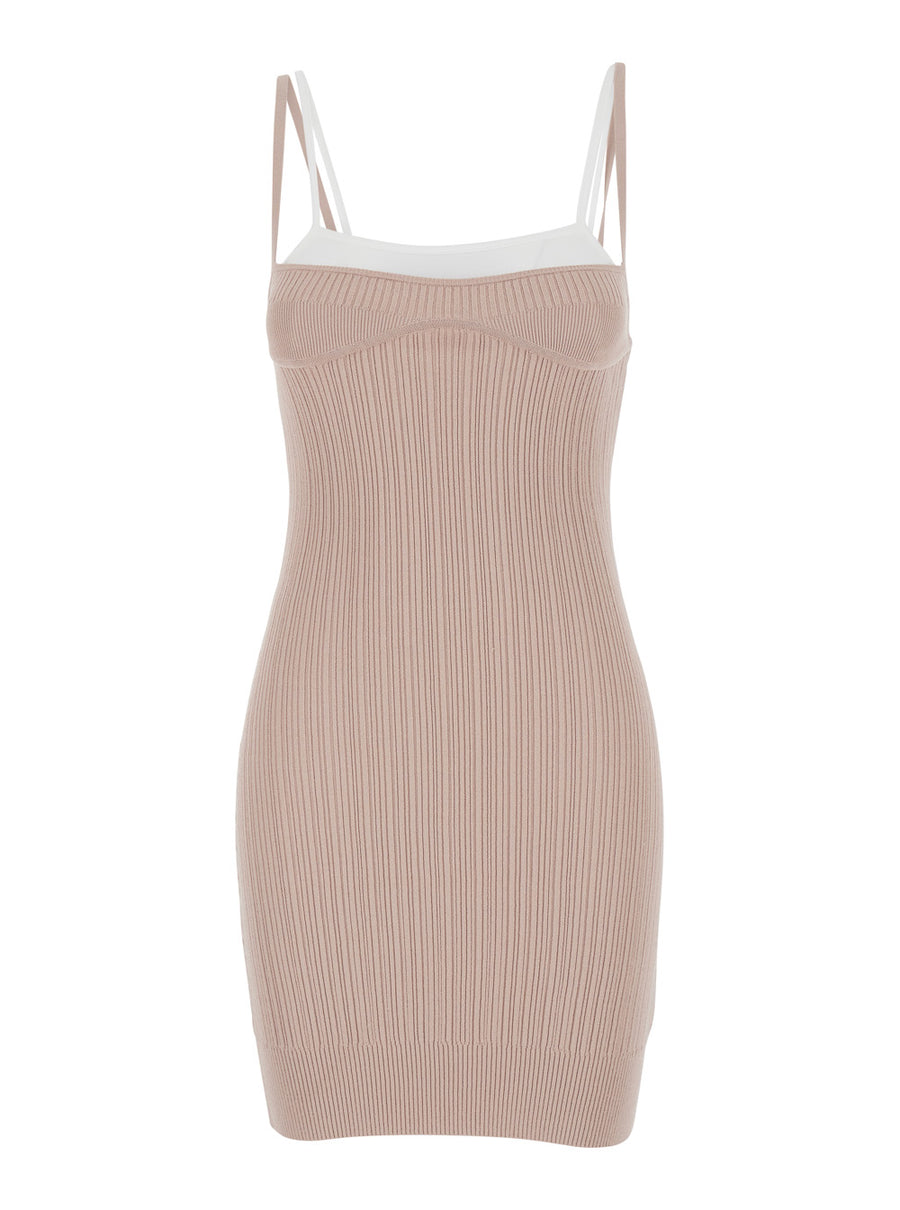 Mini Dress M-Zandra Pink Viscose