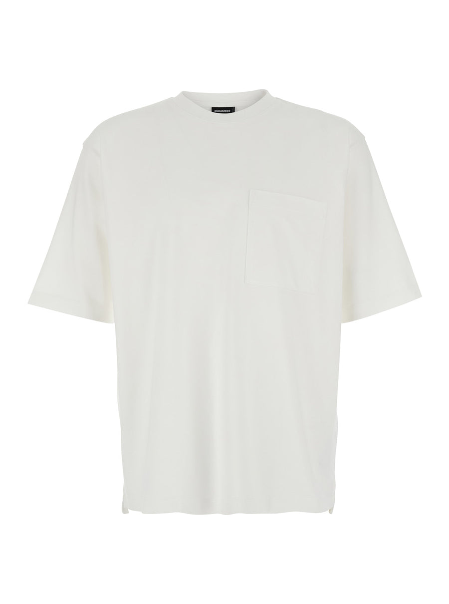 T-Shirt Logo Lettering White Cotton T-shirts