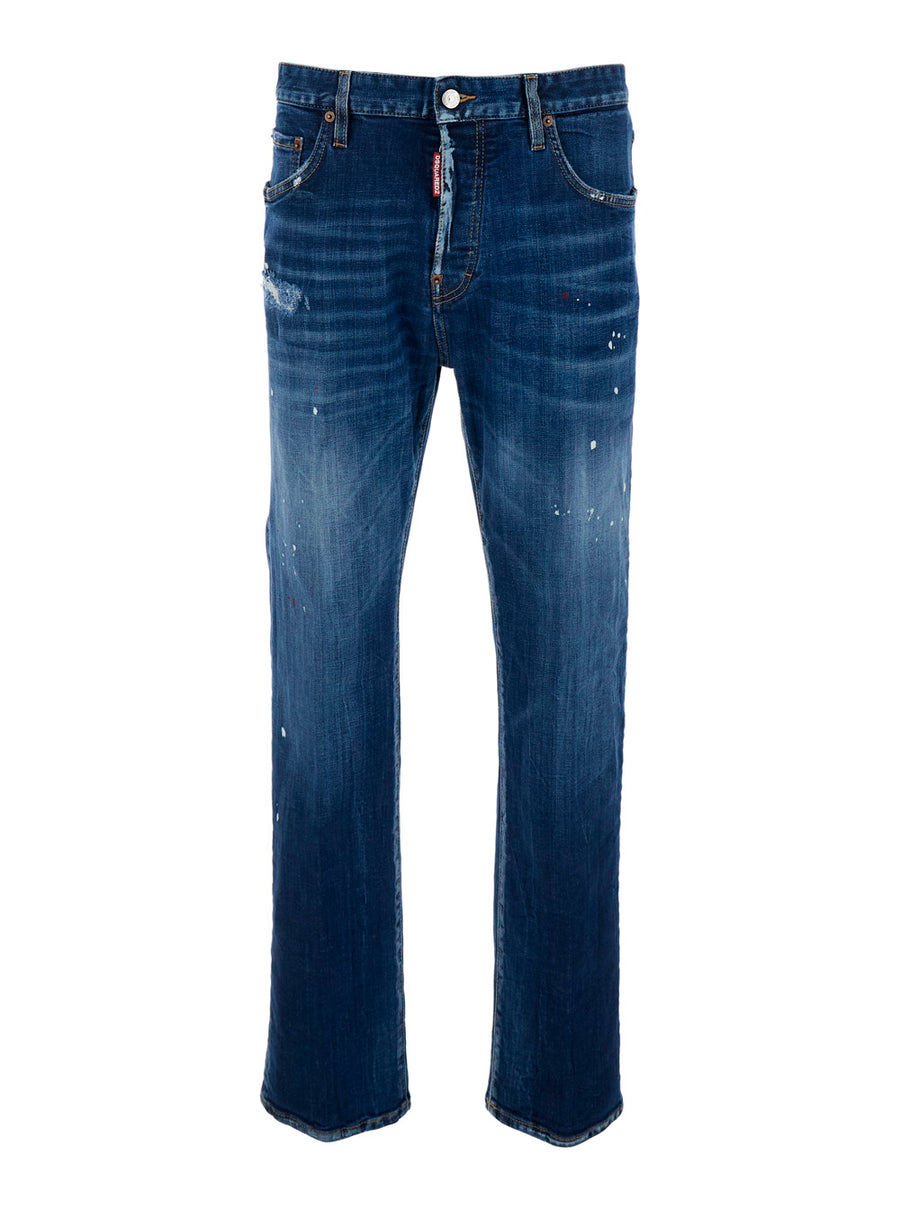 Jeans 643 Blue Denim Cotton