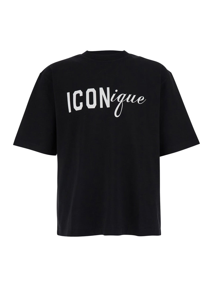 T-Shirt Round Neck Black Cotton T-shirts