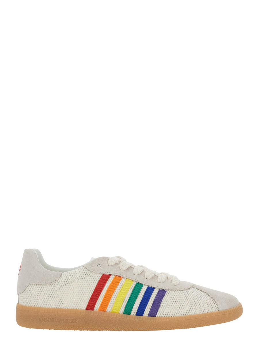 Sneakers Suede-Fabric-Nylon White-Multicolour White/multicolour Polyester Trainers