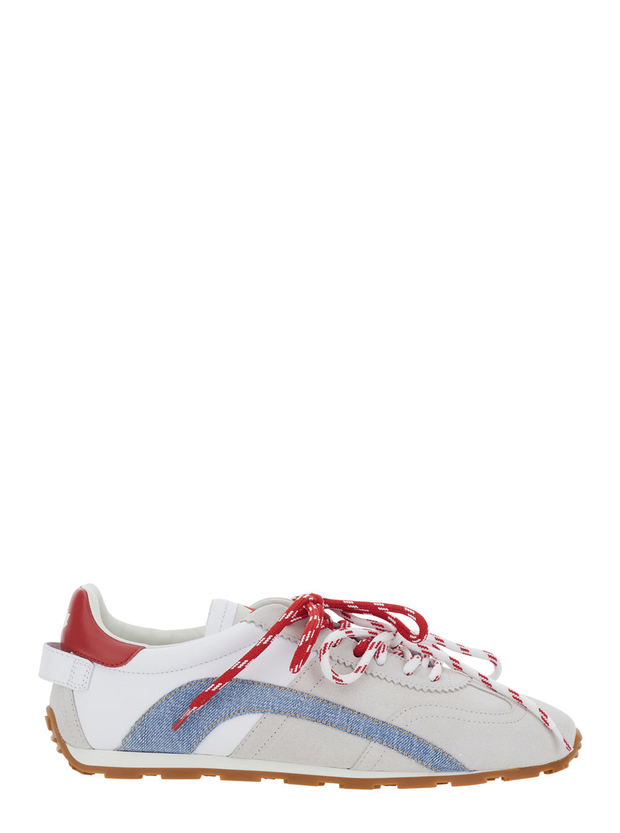 Sneakers Dc-642 White Leather Calf Trainers