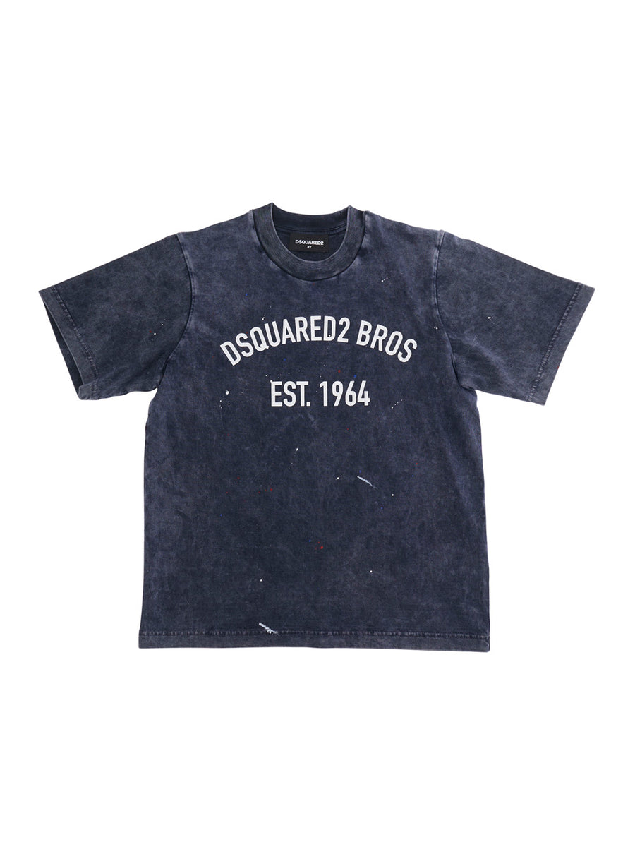 Kids T-Shirt Dark Blue Cotton T-shirts
