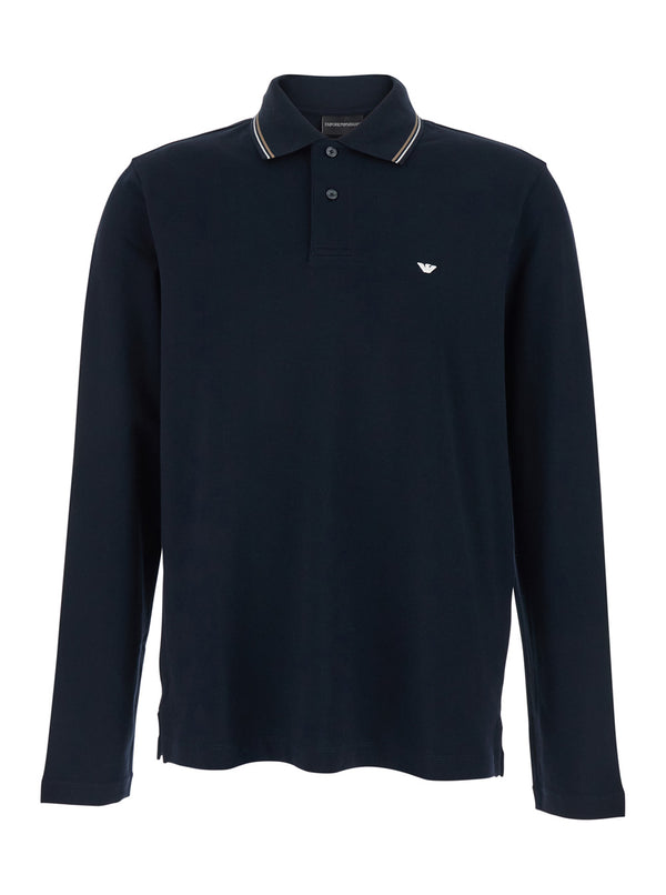 Polo Shirt Blue Cotton T-shirts