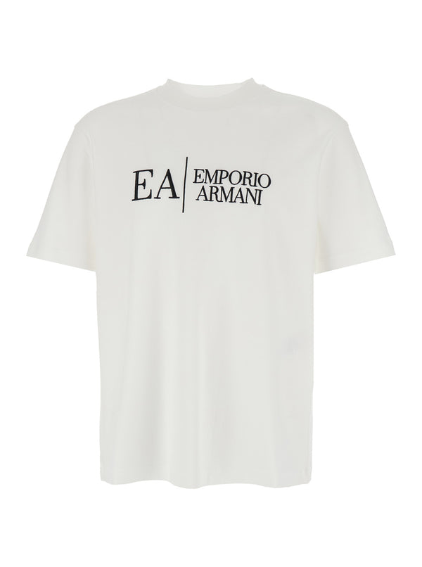 Crew Neck T-Shirt White Cotton T-shirts