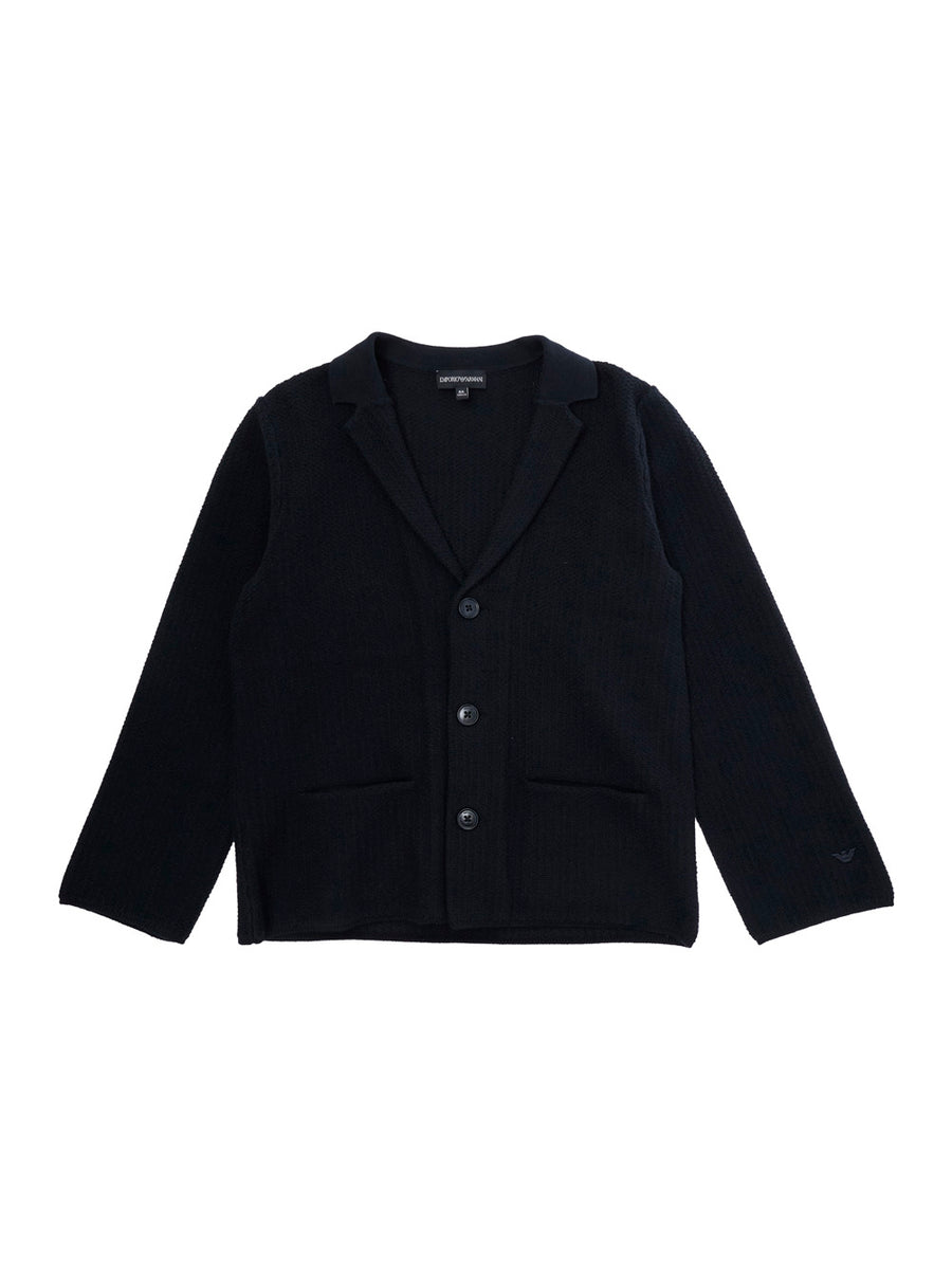Kids Jacket Classic Revers Blue Cotton Blazers
