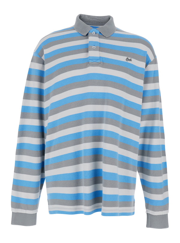 Long-Sleeve Polo Multicolour Cotton