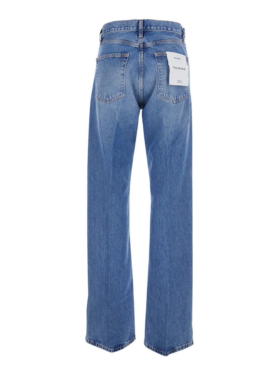 Jeans The Vertical Blue Denim Cotton
