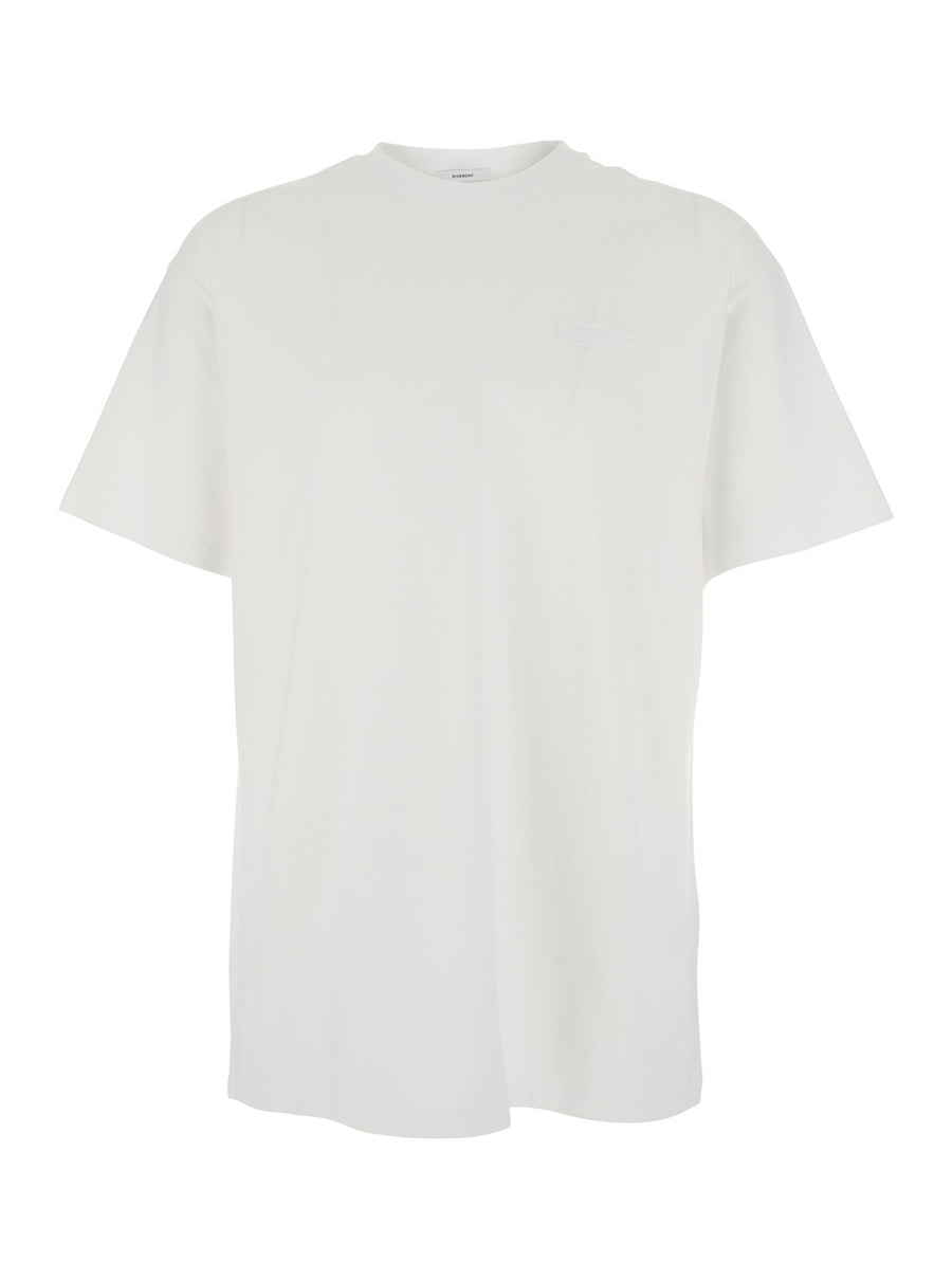 Crew Neck T-Shirt White Cotton T-shirts