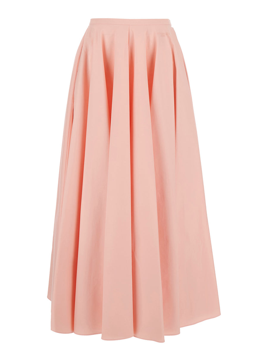 Skirt A-Line Pink Cotton