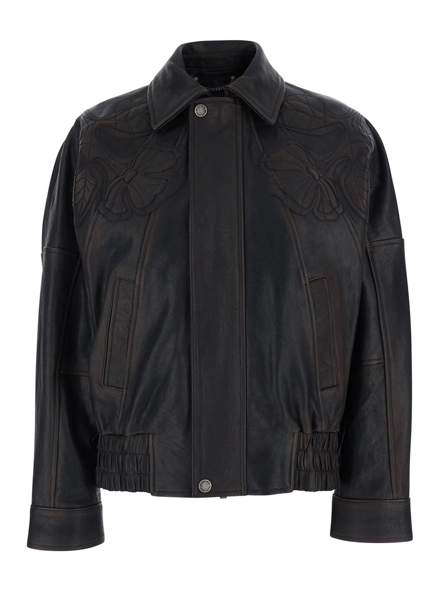 Jacket Journey Brown Leather Ovine Coat