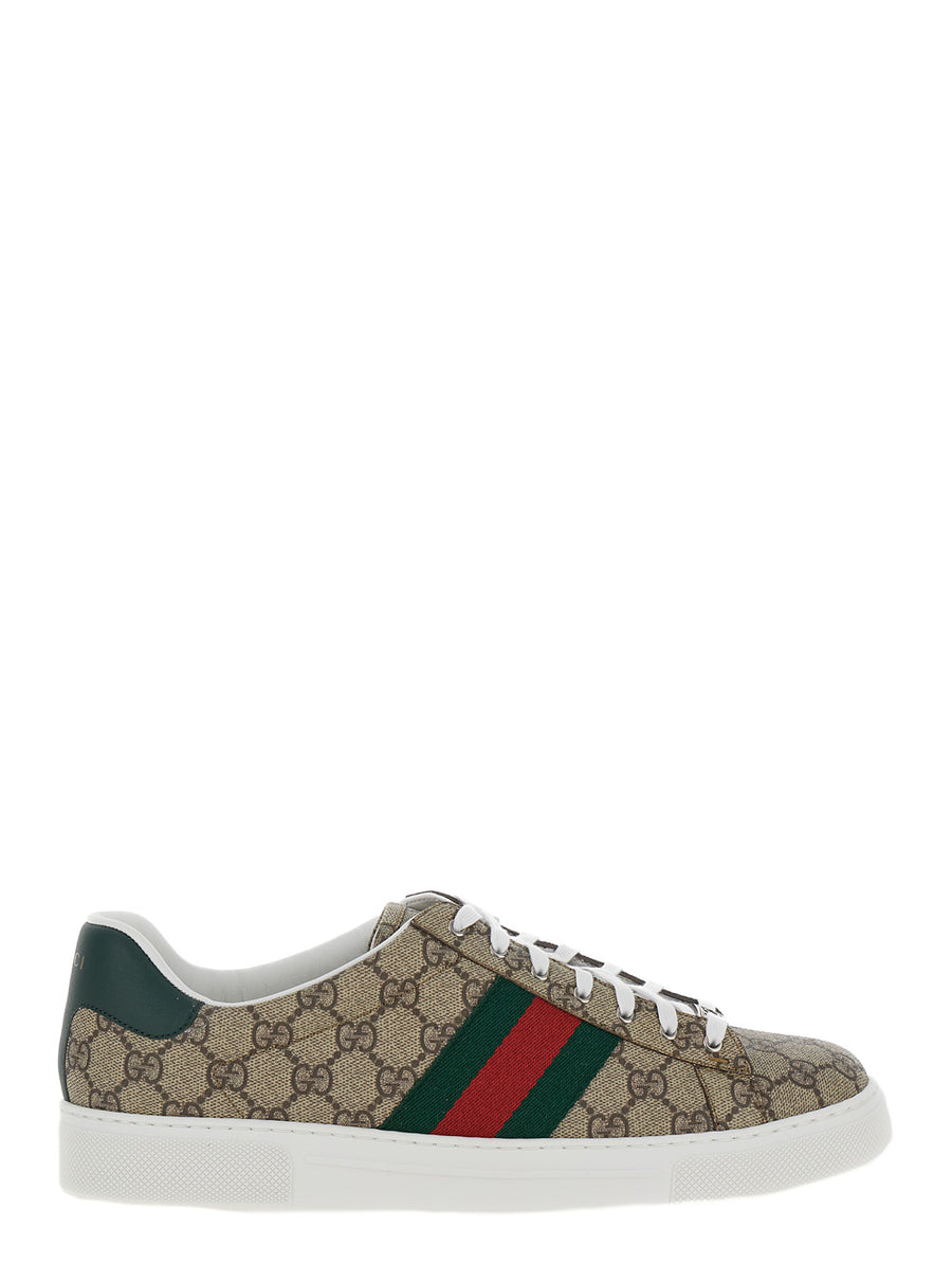 Low-Top Sneakers Ace Beige Polyurethane Trainers