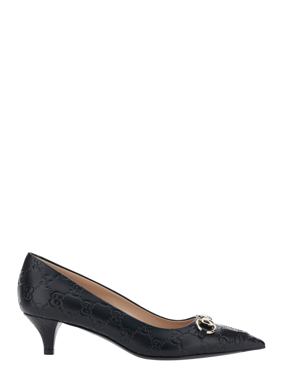Pumps Erin Black Leather Calf
