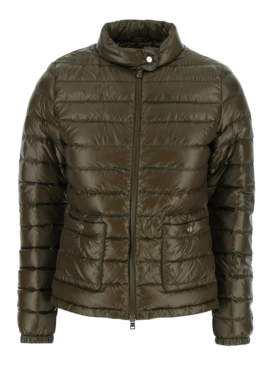 Puffer Jacket Quilted Green Polyamide