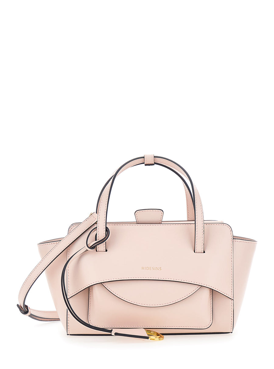 Handbag Pink Leather Calf Handbags