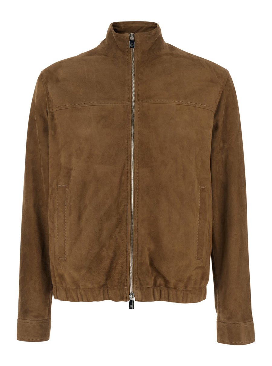 Jacket Brown Suede Coat